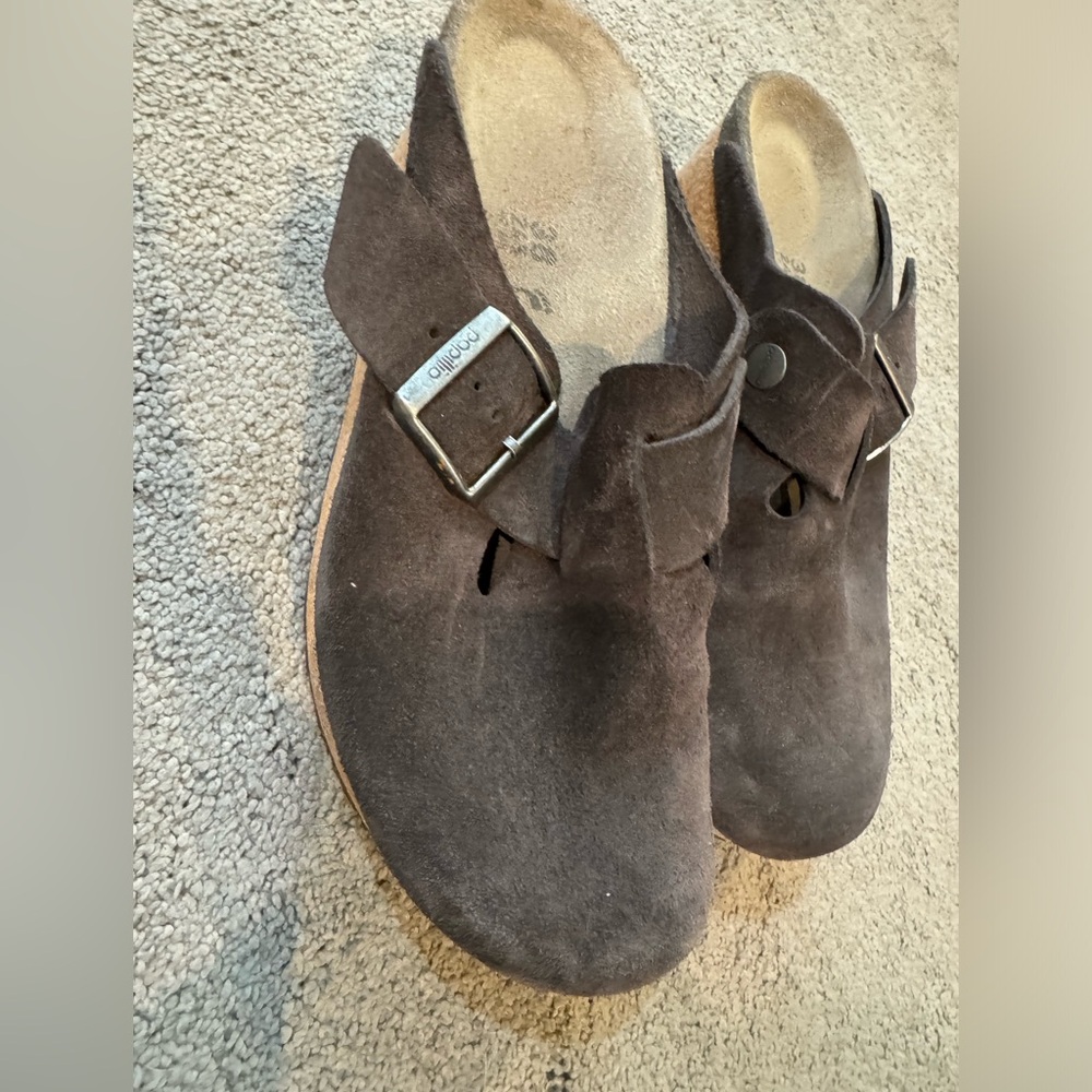 Papillio suede wedge clogs size 38 barely worn!